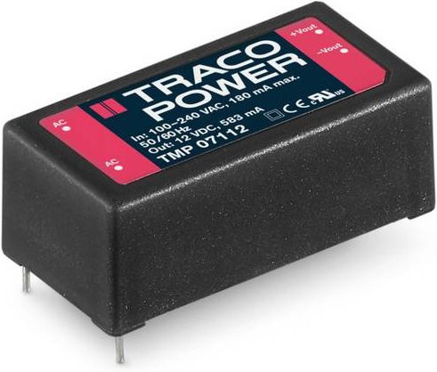 TracoPower TMP 30522 AC/DC-Printnetzteil 5 V/DC 3A 30W in Schwarz - Bild 1