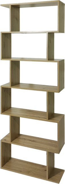 HTI-Living Regal Thekla Artisaneiche Braun B: 70 cm, H: 189 cm - Bild 1