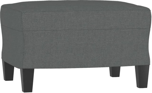 vidaXL Fußhocker Dunkelgrau aus Stoff B: 60 cm, T: 50 cm, H: 41 cm - Bild 1