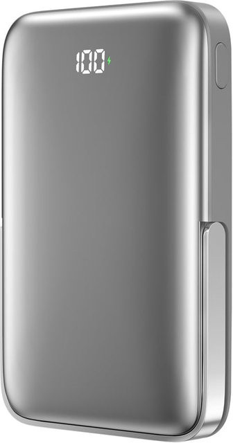 WiWu Externer Wireless-Akku Wi-P018 in Grau mit 10000mAh, 20W Power Delivery und USB-C Anschluss - Bild 1