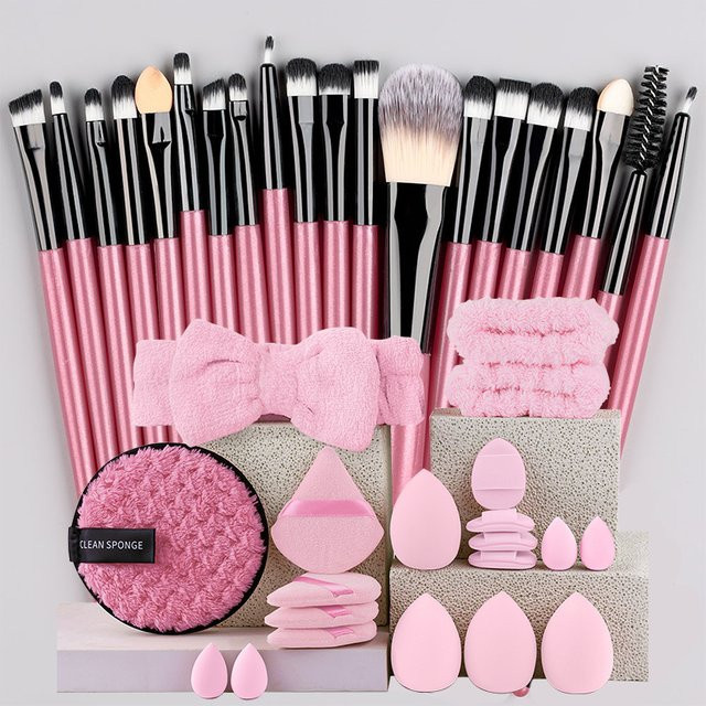 RUNTOIN Make-up Pinsel Set, 20-teilig, Unisex - Bild 1