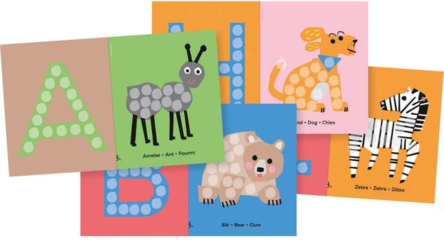 Playmais ABC Kartenset Alphabet Tiermotive - Bild 1