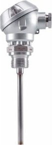 jumo Widerstandsthermometer Anschlusskopf Form J in Silber aus Edelstahl 90/00055693 - Bild 1