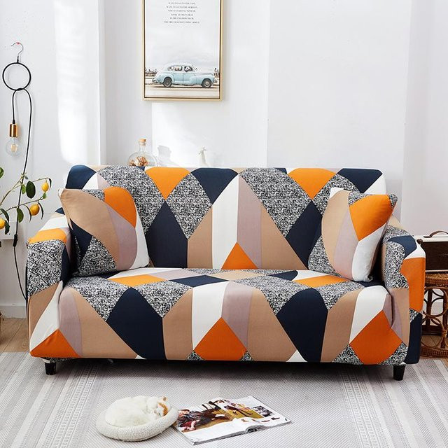 BC-Warm Home All-Inclusive Stretch-Sofabezug, rutschfest und elastisch, Multicolour, für Sofas von 190-230 cm - Bild 1