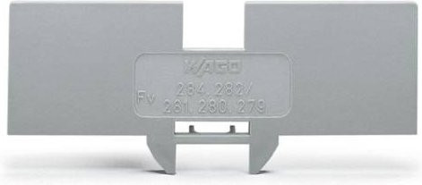 WAGO 283-334 Reduzierabdeckplatte in Grau, 100 Stück - Bild 1
