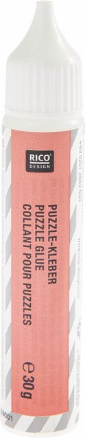 Rico Design Puzzlekleber in Transparent und Pink für Bastelarbeiten - Bild 1
