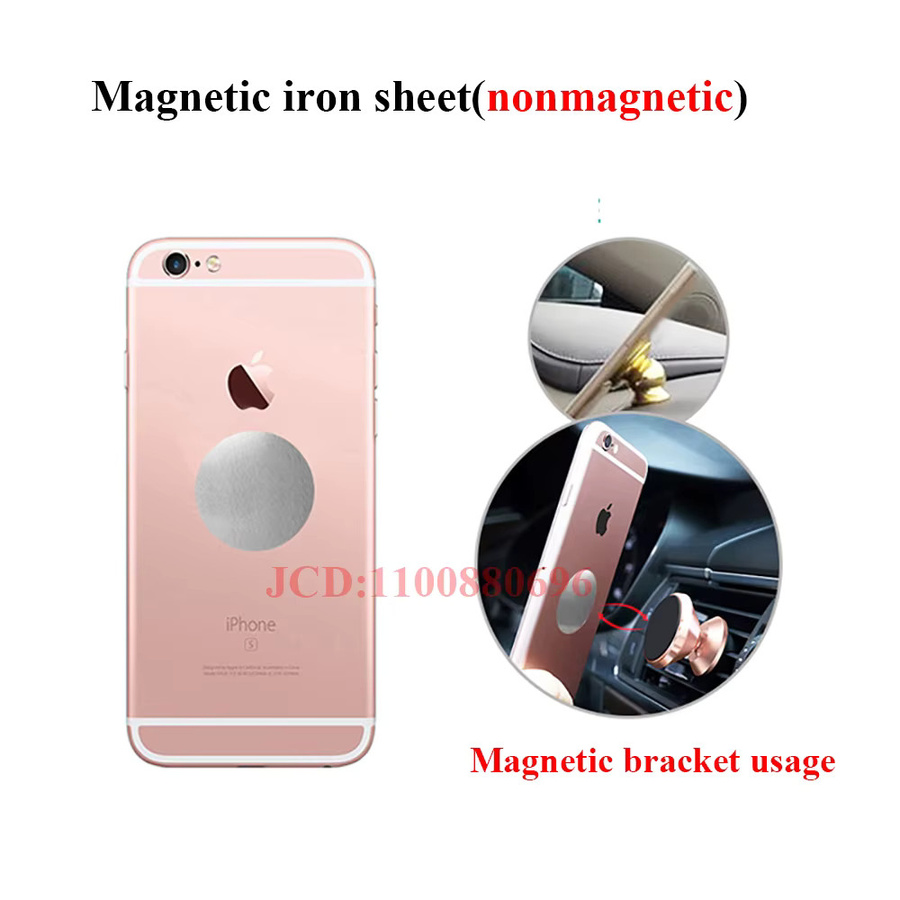 10er Set Magnetische Metallplatten in Schwarz für Auto-Telefonhalterungen, Durchmesser: 30 mm, 35 mm, 40 mm, 50 mm und 60 mm - Bild 5