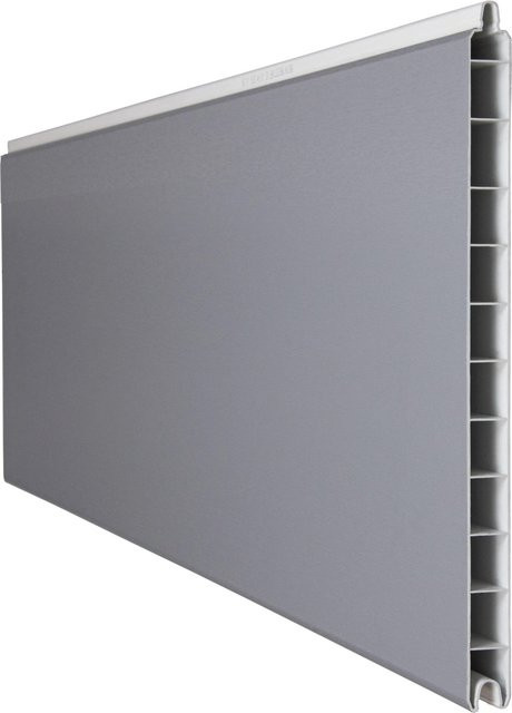 GroJa Einzelprofil Premium Basicline aus Kunststoff in Silbergrau, Höhe: 180 cm, Breite: 28,4 cm - Bild 1