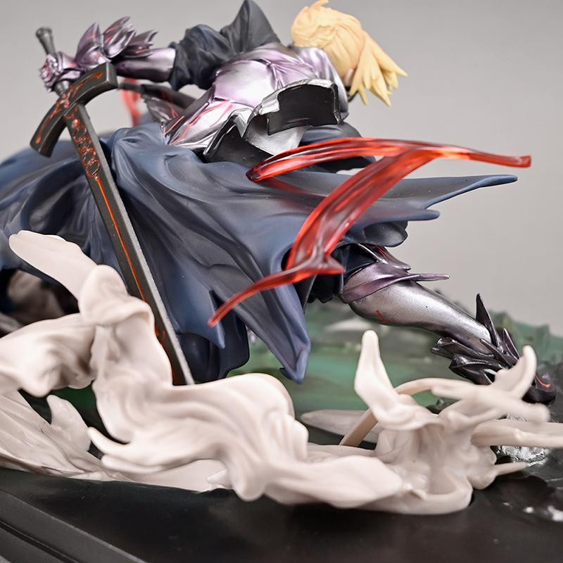 Yiran toy 1 Fate Night Schwarzes Saber Gk Kämpfer Figur Quadratisches Element Statue - Bild 5
