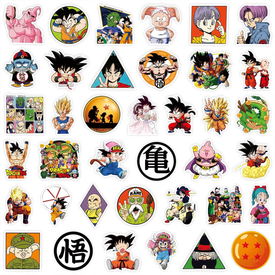 Bandai Dragon Ball Aufkleber, Bunt / Mehrfarbig, Set / Bundle - Bild 2