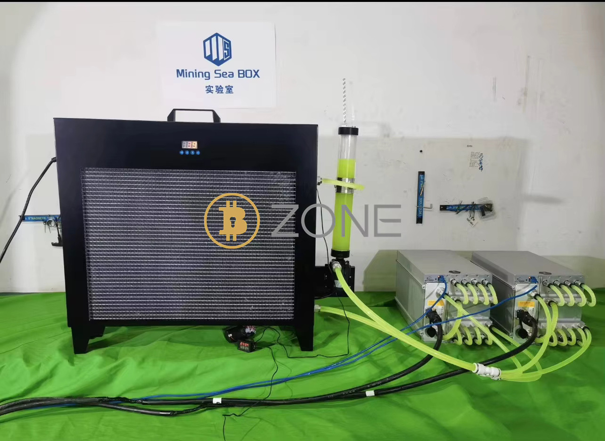 Bitmain Whatsminer Wasserkühler AIO Flüssigkeitskühlung in Schwarz für 2 Stück Antminer S19hydro 198T Bitcoin Miner mit 12,8 kW Leistung - Bild 2