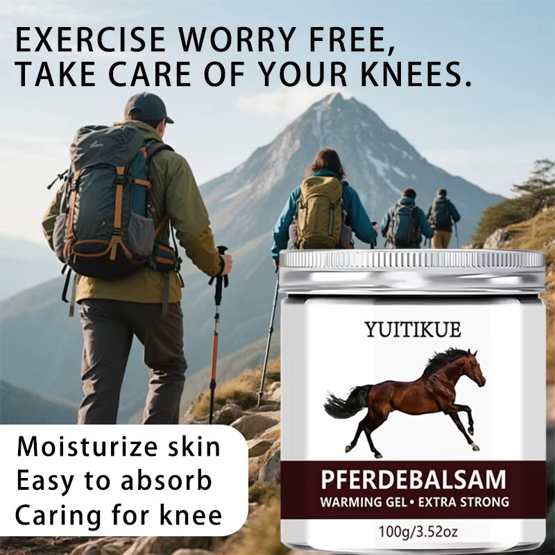 YUITIKUE Pferdebalsam Wärmegel, 100g, Körperpflege - Bild 5