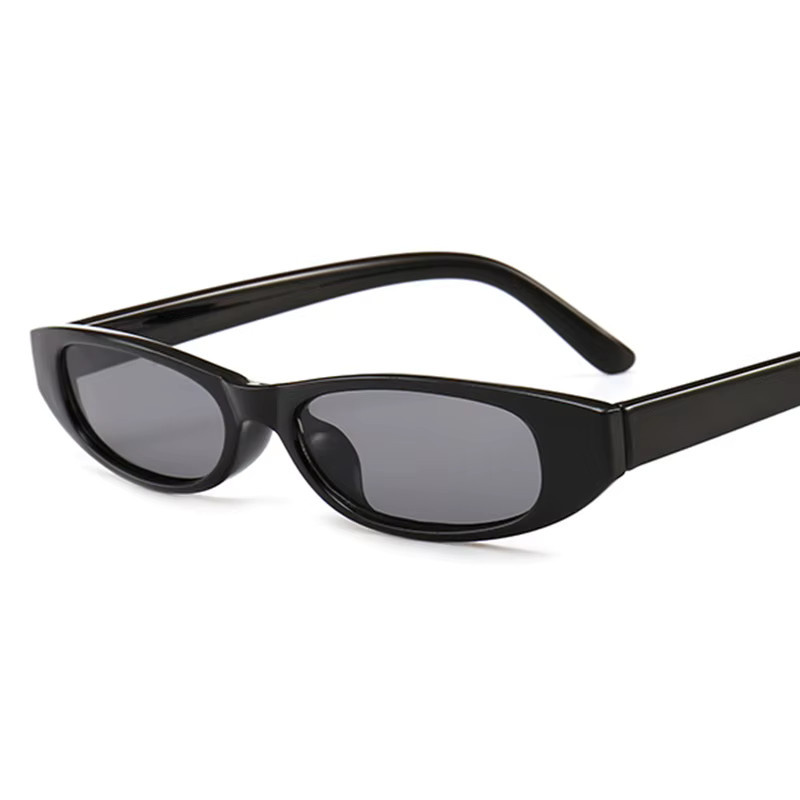 Arvin Cat-Eye Sonnenbrille, Vollrand, Unisex, schwarz, rot, Kunststoff - Bild 3