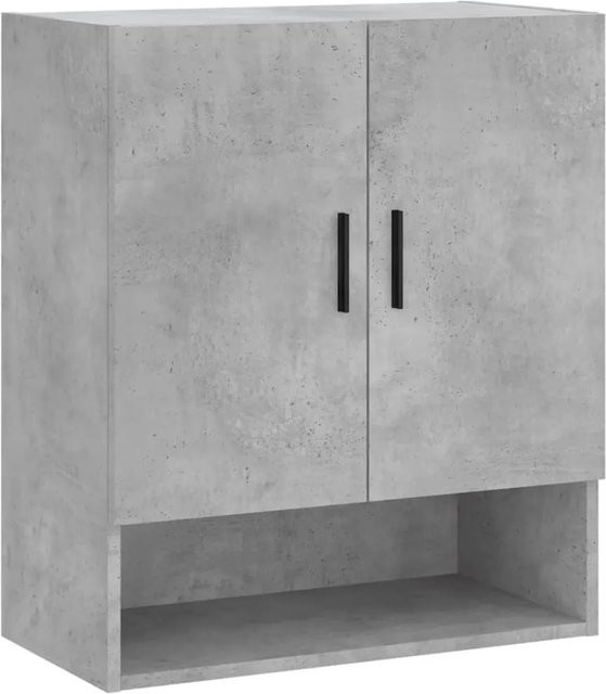 vidaXL Wandschrank aus Holzwerkstoff in Betongrau, B/T/H: 60 x 31 x 70 cm - Bild 1