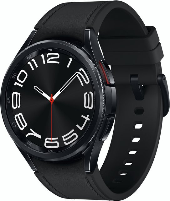 Samsung Galaxy Watch6 Classic 43mm Smartwatch in Black mit Edelstahlgehäuse und Funktionen wie SpO2, EKG und Schlaftracking - Bild 1