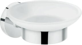 Hansgrohe Seifenschale Logis Universal Wandmontage in Mattglas und Chrom/Silber - Bild 1