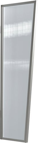 GUTTA Seitenblende aus Aluminium in Silberfarben, Breite: 60 cm, Höhe: 175 cm - Bild 1