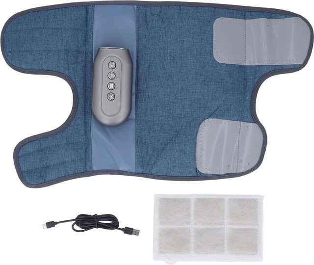 Igeteck Beheizbares Wadenmassagegerät mit Heißkompression und Luftmassage in Blau zur Knetmassage der Beinmuskeln bei Krampfadern - Bild 1