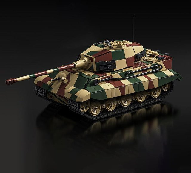 Militärischer Königstiger 2 Schwerer Panzer, Bausteine, 1780 Stück, ab 14 Jahren - Bild 1