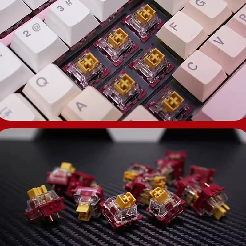 Outemu Panda Mechanical Gaming Tastaturschalter 3-Pin Tactile 45g Advance RGB Multicolour - Bild 3