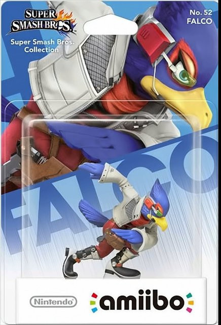 Nintendo amiibo Smash Falco #52 Figur mit NFC Multicolor - Bild 1