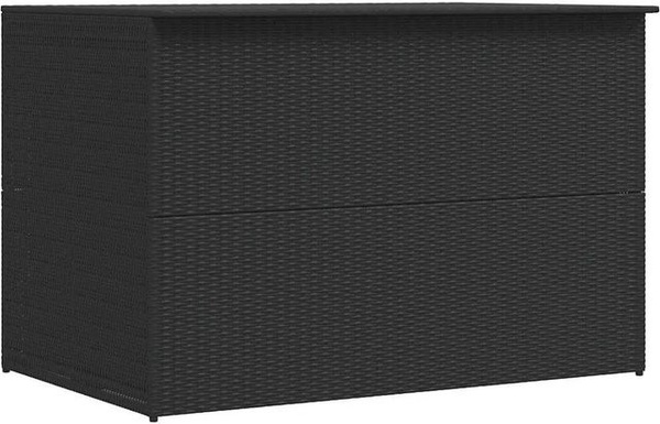 Furnicato Garden-Auflagenbox aus Poly-Rattan in Schwarz, B/T/H: 150 x 100 x 100 cm