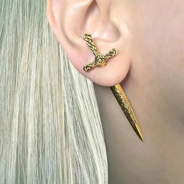 Lucky Star Jewelry Ohrringe, Zirkonia, Gold, Unisex - Bild 1