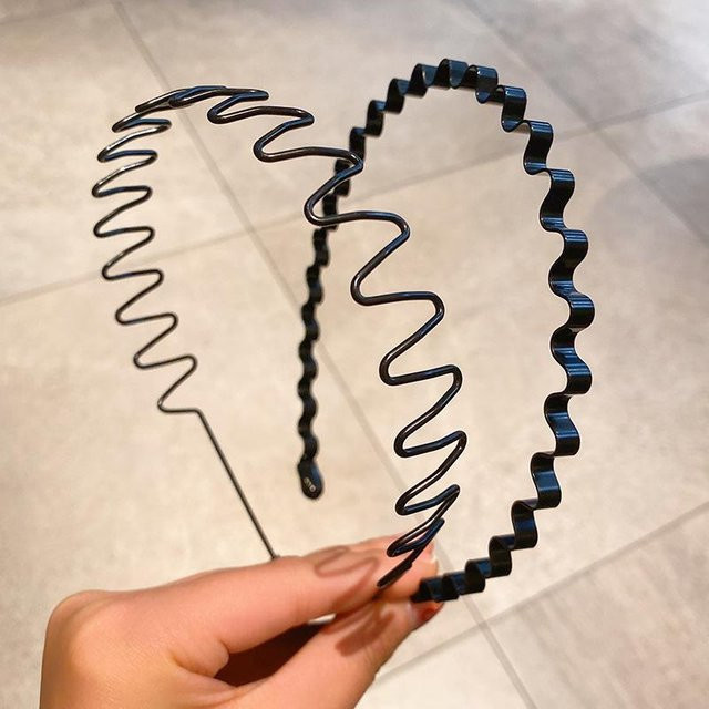 Stirnband, Schwarz, Elastisch, Unisex - Bild 1
