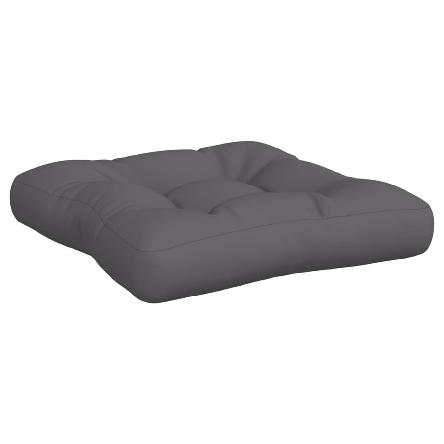vidaXL Palettenkissen 2-teiliges Set Anthrazit aus wasserabweisendem Polyester, B/T/H: 61,5 x 60 x 61,5 cm - Bild 5