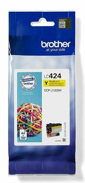 Original Brother Tintenpatrone LC-424Y Gelb für Inkjet-Drucker - Bild 2