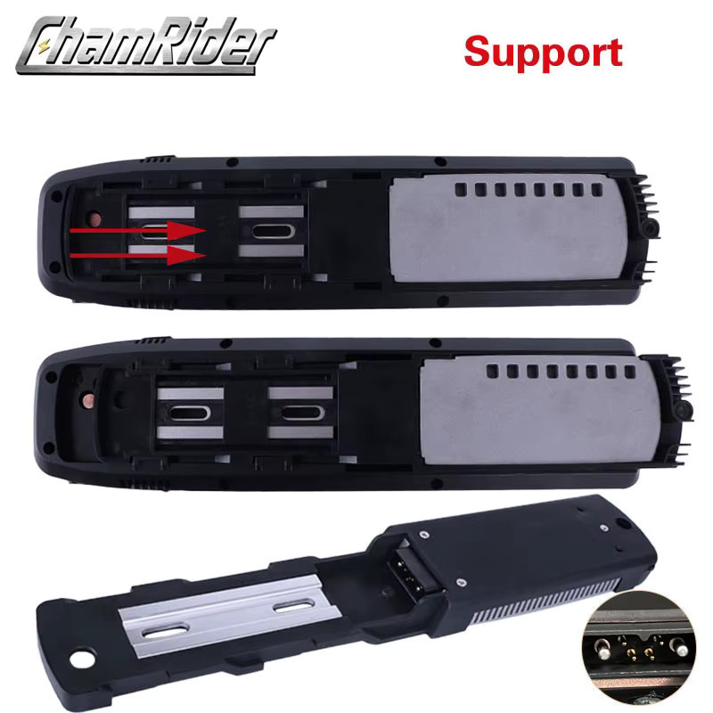 HaiLong E-Bike Batteriegehäuse mit USB-Ausgang in Schwarz, Modell SSE-077 - Bild 4