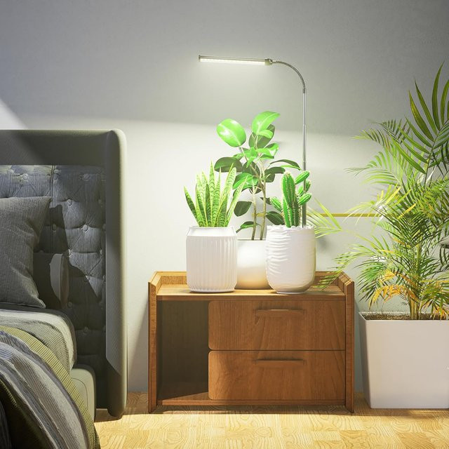 KEBINCPLED LED Pflanzenlampe mit USB-Anschluss, dimmbar und mit Timer-Funktion, Mehrfarbig (RGB) - Bild 1