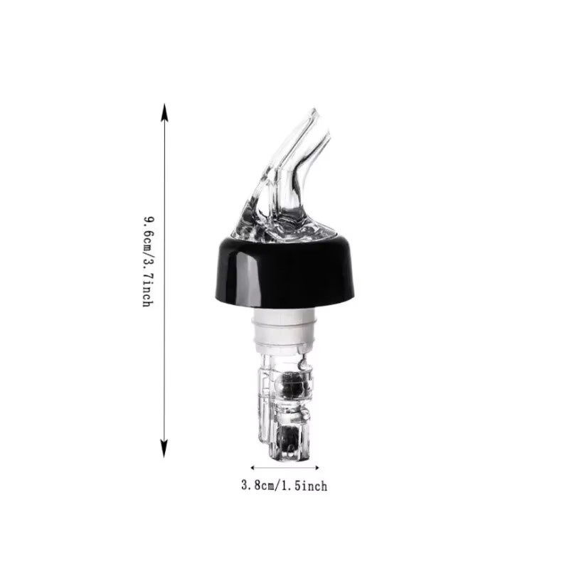 SUNFILI 3er Set Wein Ausgießer mit Messfunktion und Flaschenstopper, 30 ml, Rot und Schwarz - Bild 2