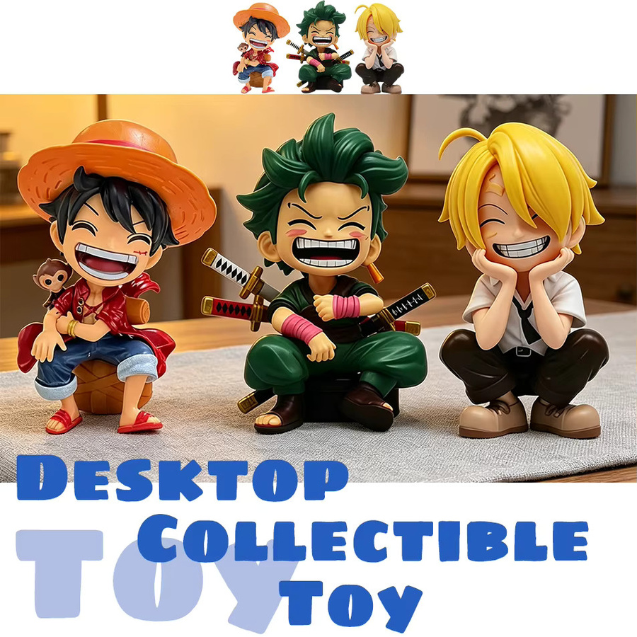Bandai One Piece Monkey D Luffy Roronoa Zoro, Einzelfigur, Kunststoff - Bild 3