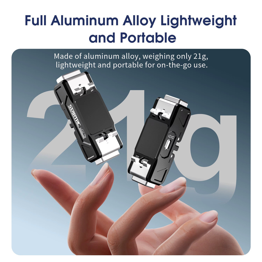 STARTRC Faltbare magnetische Adapterbasis für Insta360 X5, ACE und Ace Pro 2 in Schwarz mit Schnellverschluss und Sicherheitsschnalle aus Metall - Bild 4