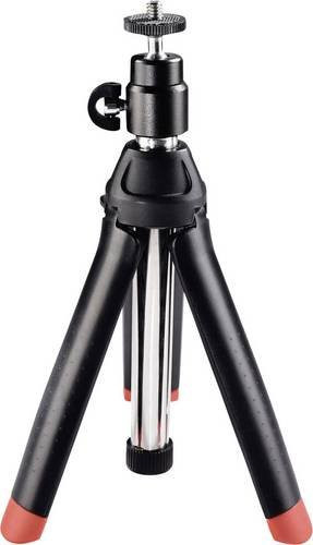 Hama Multi 4in1 Tischstativ Schwarz mit Smartphonehalterung und 1/4 Zoll Anschluss, Arbeitshöhe: 20 - 90 cm - Bild 1