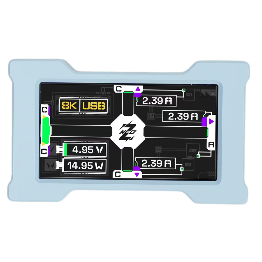 HMLAB ZNEO Gaming-USB-Hub mit Display, 2-zu-3-Anschluss und unabhängiger Stromversorgung für dein Gaming-Setup - Bild 4