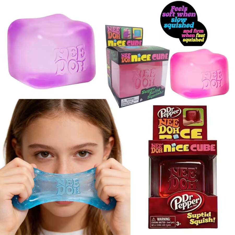 Schylling Needoh Nice Cube, Sensorisches Stressabbau-Fidget-Spielzeug - Bild 7