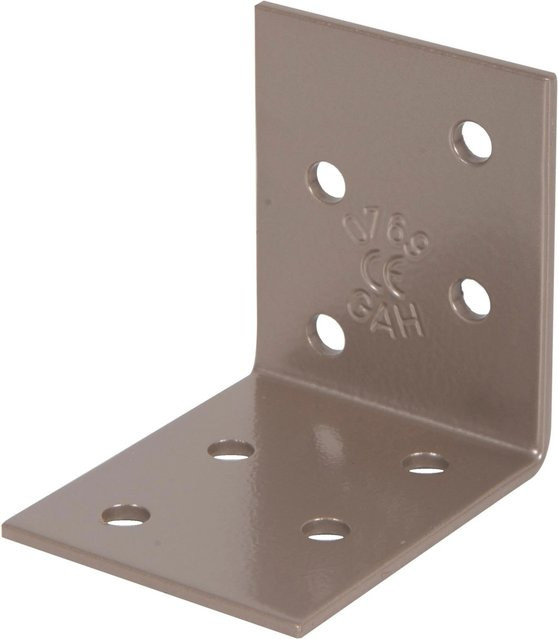 Alberts GAH Duravis Winkelverbinder aus Stahl in Perlbeige, Duplexbeschichtet, B/T/H: 50 x 50 x 40 mm - Bild 1