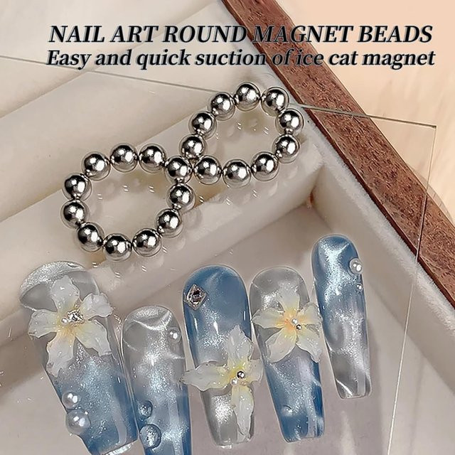 LULAA Katzenaugen-Nagelmagnet-Set, 10/40-teilig, Unisex - Bild 1