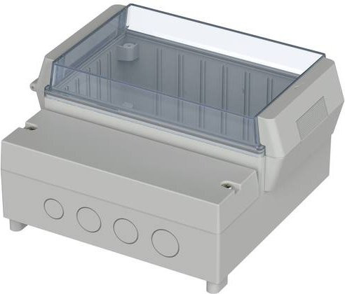 Bopla REGLOCARD RCP 1600 Wand-Gehäuse aus ABS und Polycarbonat in Hellgrau, B/H/T: 16,6 x 16,1 x 9,3 cm - Bild 1