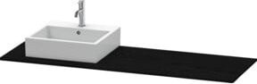 Duravit Konsole XSquare in Weiß mit Waschbecken links, B/T/H: 160 x 55 x 1,6 cm - Bild 1