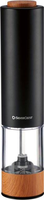 SILVERCREST Elektrische Salz- oder Pfeffermühle in Schwarz - Bild 1