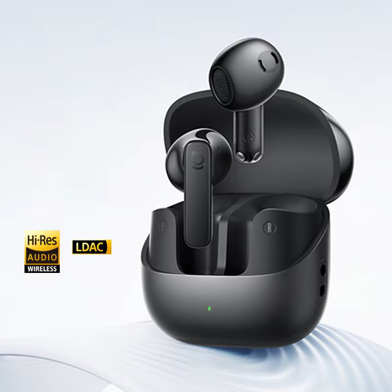 Baseus Bass BS1 Wireless Earbuds in Schwarz mit Adaptive ANC, Bluetooth 6.0, LDAC Hi-Res Audio und 6-Mic AI ENC - Bild 4