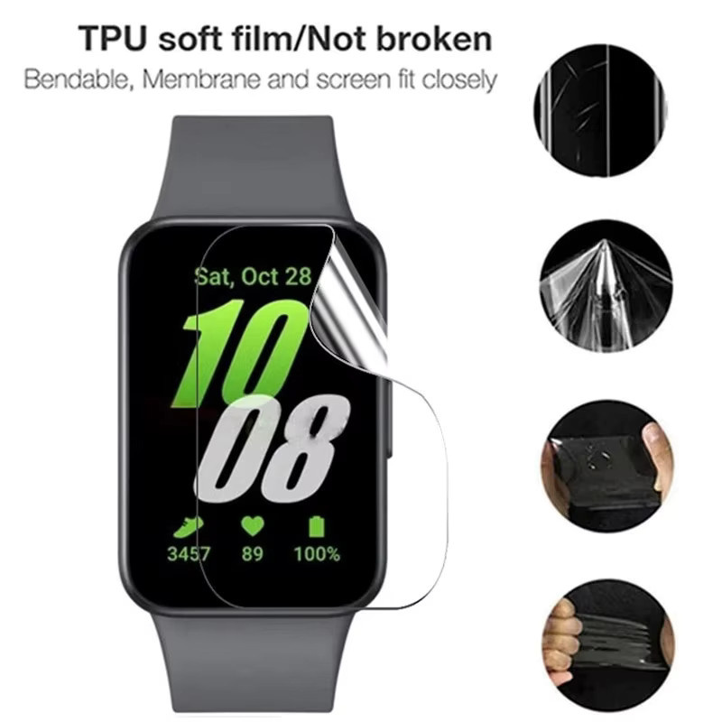 Samsung Galaxy Fit3 Displayschutzfolie aus Hydrogel, transparent, Anti-Scratch Schutzfolie - Bild 2