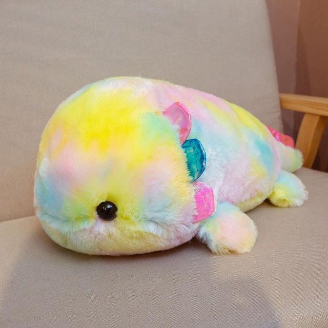 Regenbogensalamander Dinosaurierpuppe Plüschtier, gelb - Bild 1