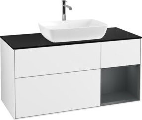 V&B Waschtischunterschrank Finion in Weiß lackiert, Breite: 120 cm, Tiefe: 50,1 cm, Höhe: 50,1 cm - Bild 1