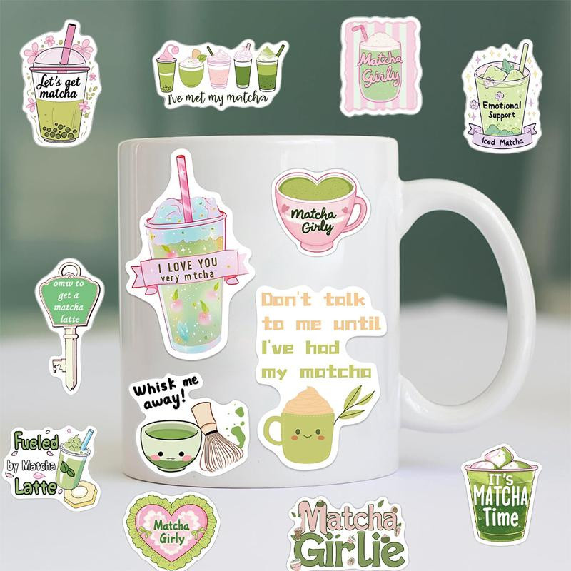 Fashnics Sticker, Grüne Pflanzen-Lebensmittel, 50-teiliges Set, Wasserdicht - Bild 2