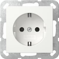 Gira Steckdose Typ F Schutzkontakt in Weiß, 16 Ampere, 250 Volt, Unterputz-Einbau ohne Befestigungskrallen - Bild 1