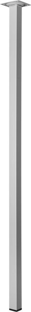 Hettich Tischbein Aluminium-Optik Matt Silber B: 25 mm, T: 25 mm, H: 800 mm - Bild 1